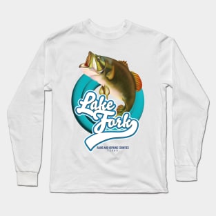 Lake fork fishing logo Long Sleeve T-Shirt